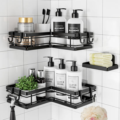 🚿Maximize Your Shower Storage Space with this Corner Shower Caddy🧼🧴💯👍🏽🛁  