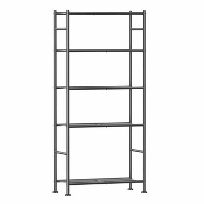 Sakugi Storage Shelves - 3 Tier Shelf Organizer, Sturdy Metal Garage Shelving with Adjustable Leveling Feet, Space-Saving Shelves Organizer for Pantry, Laundry, Kitchen (18" x 12" x 30", Black)